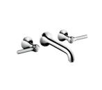 HANSGROHE TERRANO 3-GATS WAND WASTAFELKRAAN AFBOUWDEEL, Ophalen of Verzenden, Nieuw, Chroom, Kraan