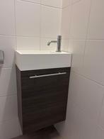 Wc fonteintje wasmeubel, Huis en Inrichting, Ophalen, Minder dan 50 cm, Overige typen, Zo goed als nieuw