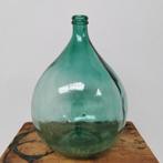 Grote glazen Dame Jeanne vaas wijnfles, gistfles glas 413, Huis en Inrichting, Woonaccessoires | Vazen, Valkenswaard, Gebruikt