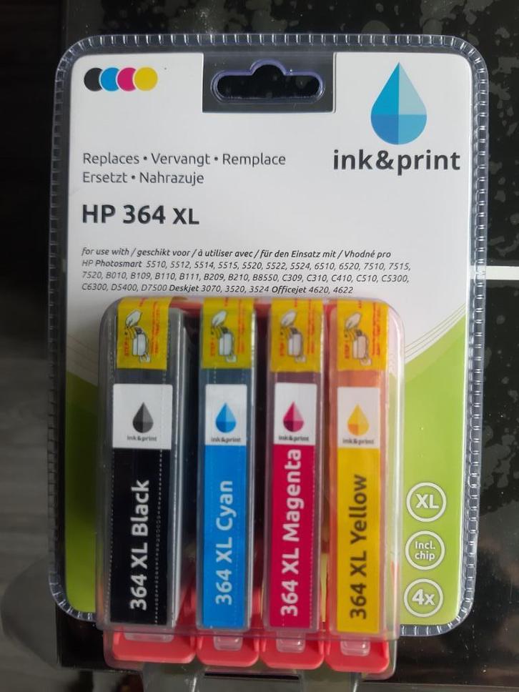 nk & Print inktcartridges HP 364 XL, Computers en Software, Printerbenodigdheden, Nieuw, Verzenden