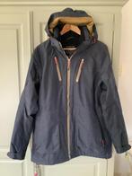 Blauwe ski jas dames, maat 44 (valt als 42), Ophalen of Verzenden, Zo goed als nieuw