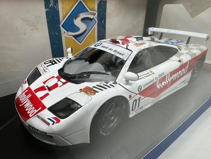 McLAREN F1 GTR SHORTTAIL PIQUET BRASILIA 1996 SOLIDO NIEUW, Hobby en Vrije tijd, Modelauto's | 1:18, Nieuw, Auto, Solido, Ophalen of Verzenden