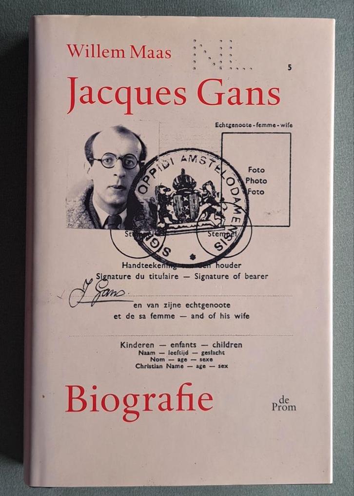 Jacques Gans communis-literator-vechtersbaas-Telegraaf, Boeken, Biografieën, Nieuw, Kunst en Cultuur, Ophalen of Verzenden