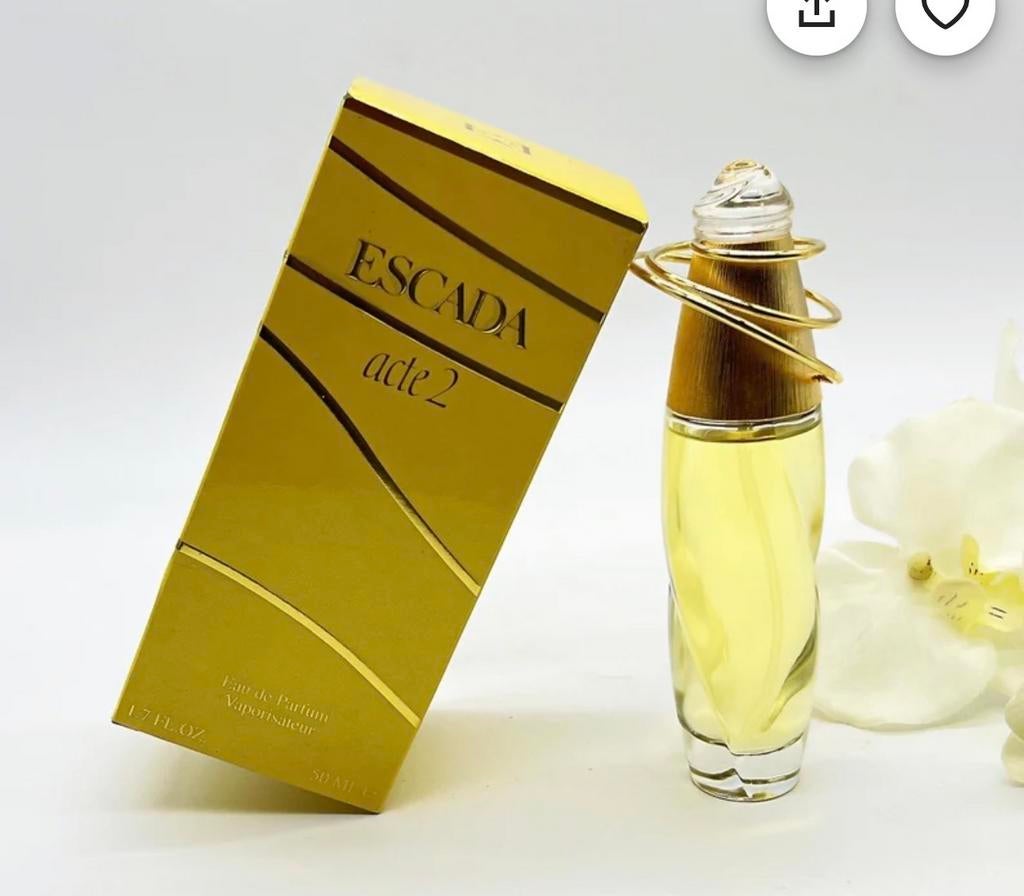 Escada Acte 2 Eau de Parfum 50ml, Ophalen of Verzenden, Zo goed als nieuw