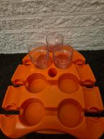 Biertray,dienblad met gaten,voor bier,frisdrank, wijnglazen, Ophalen of Verzenden, Nieuw