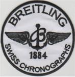 Breitling stoffen opstrijk patch embleem #2, Verzenden, Nieuw, Overige typen