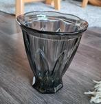 Mooie oude kristallen vaas met aparte kleur, Ophalen of Verzenden