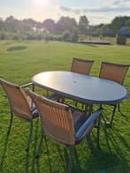 Tuinset met 4 stoelen, Ophalen, Gebruikt