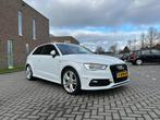 Audi A3 1.4 Tfsi 90KW 3D S-tronic 2013 Wit, Auto's, Zwart, 4 cilinders, Leder en Stof, Origineel Nederlands