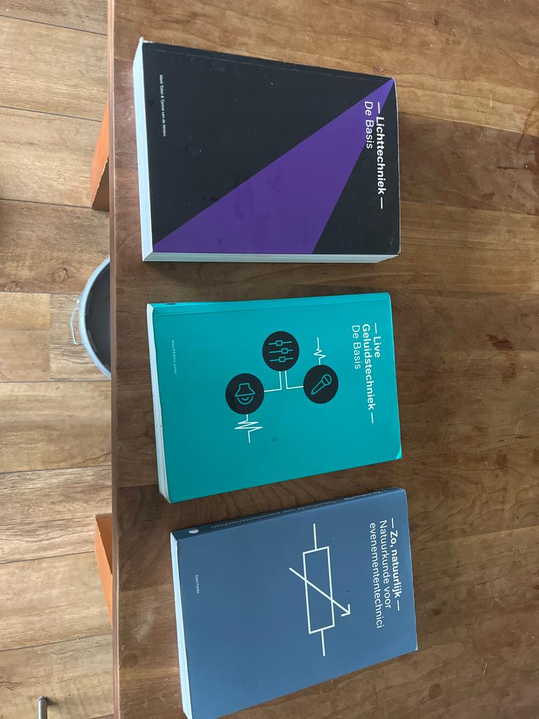 Studieboeken Podium/Studio Techniek & Evenemententechniek, Boeken, Ophalen of Verzenden, Beta, Gelezen, MBO