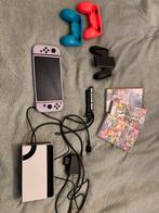 Nintendo Switch met accessoires + 3 games (Mario Kart, Smash, Spelcomputers en Games, Ophalen, Gebruikt, Racen en Vliegen, Eén computer