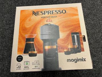 Magimix Nespresso Vertuo Next 11719 Mat zwart - Nieuw beschikbaar voor biedingen