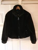 Pull and Bear nep bontjas - erg zacht!, Zwart, Ophalen of Verzenden, Zo goed als nieuw, Jasje