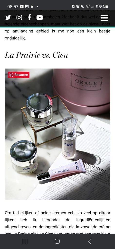 Cien beauty myramaze
-nachtcrème
-Dagcreme, Sieraden, Tassen en Uiterlijk, Uiterlijk | Lichaamsverzorging, Ophalen