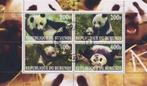 Panda's - Burundi 2009 - Gestempeld, Postzegels en Munten, Postzegels | Thematische zegels, Dier of Natuur, Verzenden, Gestempeld