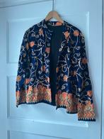 Pashima bohemian geborduurd vest jasje uit India M 38 40, Kleding | Dames, Maat 38/40 (M), India, Blauw, Nieuw