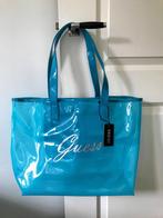 Turquoise doorzichtige Guess tas strandtas beach tote bag, Ophalen, Nieuw, Blauw, Shopper