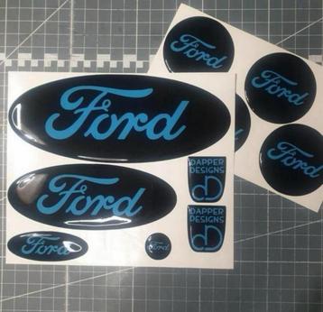 Ford Focus Mk3 Dapper Designs logo embleem stickers 3D nieuw beschikbaar voor biedingen