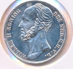 Nederland 1 Gulden 1847 Willem 2, Postzegels en Munten, Munten | Nederland, 1 gulden, Zilver, Ophalen of Verzenden, Losse munt