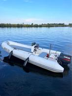Novurania 470 Rib met Yamaha 90 pk, Watersport en Boten, Aluminium, 70 tot 120 pk, Zo goed als nieuw, Benzine