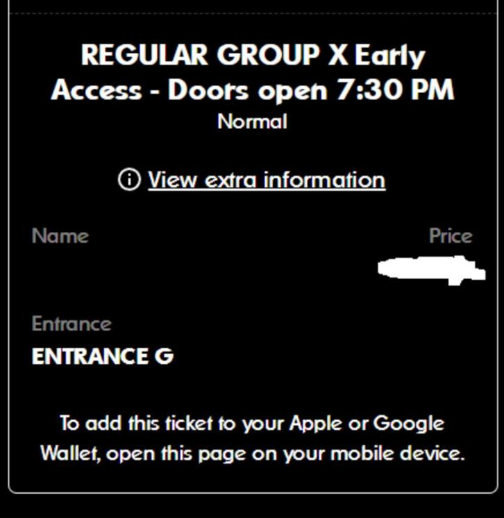 AMF tickets - ook personaliseerbaar, Tickets en Kaartjes, Evenementen en Festivals, Eén persoon