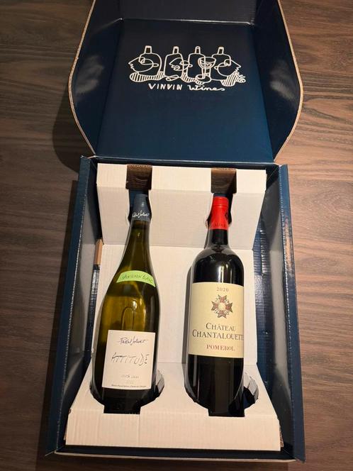 Pascal Jolivet Attitude & Château Chantalouette Pomerol, Verzamelen, Wijnen, Zo goed als nieuw, Frankrijk, Ophalen of Verzenden