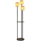 Staande Solarlamp Rattan met Lichtsensor, 3-lamps (nieuw), Ophalen of Verzenden, Nieuw, Minder dan 100 cm