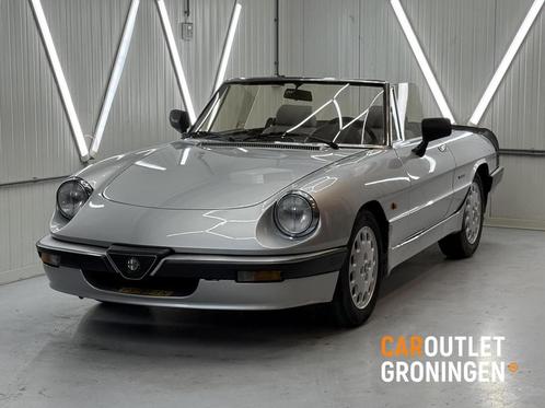Alfa Romeo Spider 2.0 QV |ORI NL |PININFARINA |QUADRIFOGLIO, Auto's, Alfa Romeo, Bedrijf, Te koop, Spider, Elektrische ramen, Lederen bekleding