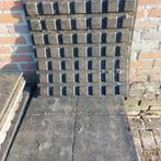 Rubber tegels 60x60 cm, Tuin en Terras, Tegels en Klinkers, Ophalen, Gebruikt, Overige typen, Rubber