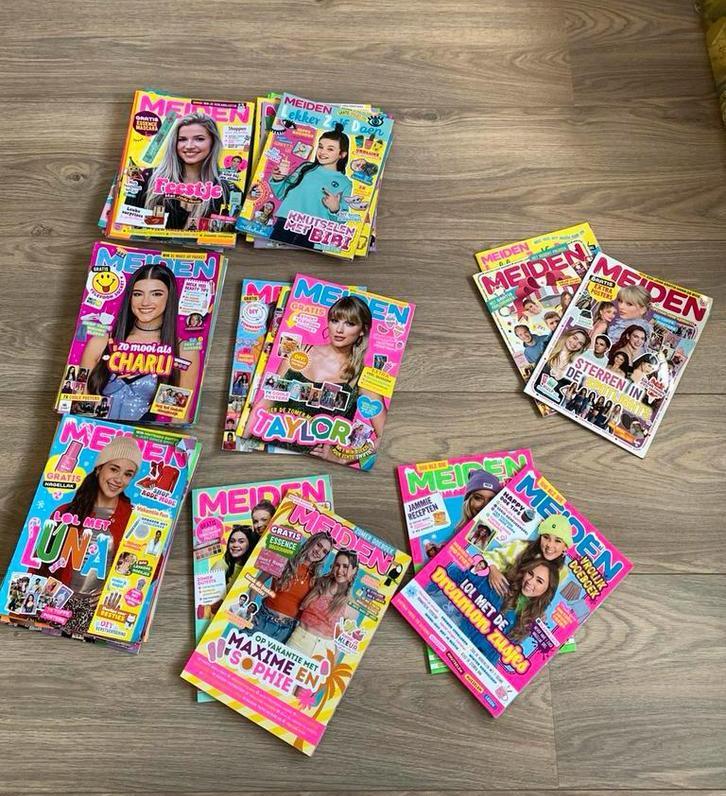 MEIDEN tijdschrift 41 stuks + leuke extra’s, Boeken, Tijdschriften en Kranten, Zo goed als nieuw, Ophalen