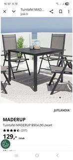 Tuintafel nieuw in doos nu in prijs verlaagd!!, Ophalen, Nieuw, Vierkant
