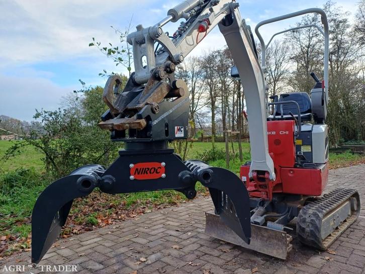 Niroc Sloopsorteer grijper NG50D 1-2ton, Zakelijke goederen, Machines en Bouw | Kranen en Graafmachines, Graafmachine, Ophalen of Verzenden
