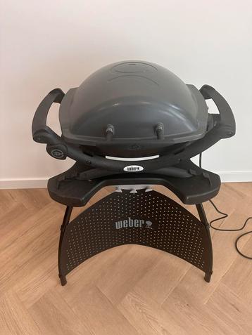 Weber Q1400 elektrische bbq z.g.a.n. beschikbaar voor biedingen
