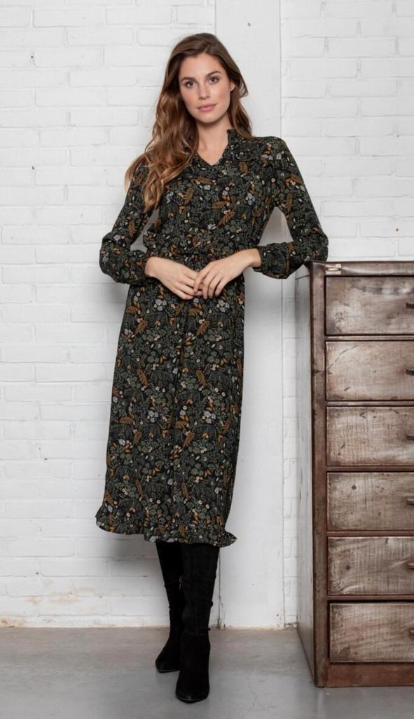 Nieuwe Geisha maxi dress in hippe all over flower dessin, Kleding | Dames, Jurken, Nieuw, Maat 36 (S), Overige kleuren, Onder de knie