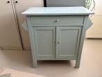 Mooie vintage commode in grijsblauw, Kinderen en Baby's, Kinderkamer | Commodes en Kasten, Ophalen, Gebruikt, 50 tot 70 cm, 105 cm of meer