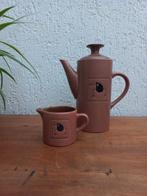 Mid Century theepot en melkkannetje. Vintage. Retro. Vogel, Huis en Inrichting, Ophalen of Verzenden, Gebruikt, Overige stijlen