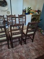 Mooie Henry Deux eetkamer tafel met 6 stoelen, Antiek en Kunst, Antiek | Meubels | Kasten, Ophalen of Verzenden