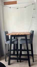 Bartafel met 2 stoelen, Huis en Inrichting, Barren, Ophalen, Zo goed als nieuw