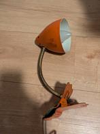 Bureaulamp Klemlamp Vintage Lamp Hala Zeist Oranje Jaren 50, Ophalen of Verzenden, Gebruikt