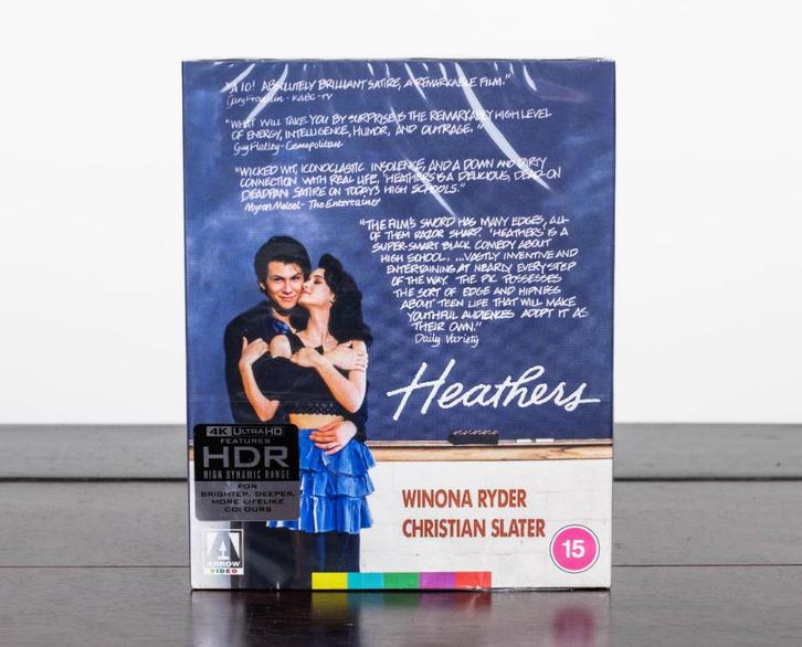 Heathers 4K UHD Blu-Ray (UK Import) Arrow, Cd's en Dvd's, Blu-ray, Nieuw in verpakking, Thrillers en Misdaad, Ophalen of Verzenden