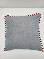Hand gemaakt kussen, Huis en Inrichting, Woonaccessoires | Kussens, Ophalen of Verzenden, Nieuw, Grijs, Vierkant