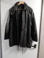 Stoere echt leren damesjas - Maat 42, Zwart, Vroom & Dreesmann, Ophalen of Verzenden, Gedragen