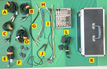 Mixer Behringer UB1002FX + Koffer + Kabels + Extras beschikbaar voor biedingen