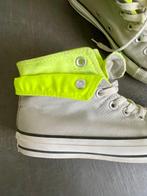 J75  Converse All Stars maat 37 hoge gympen sneakers schoen, Geel, Ophalen of Verzenden, Converse All Stars, Sneakers of Gympen