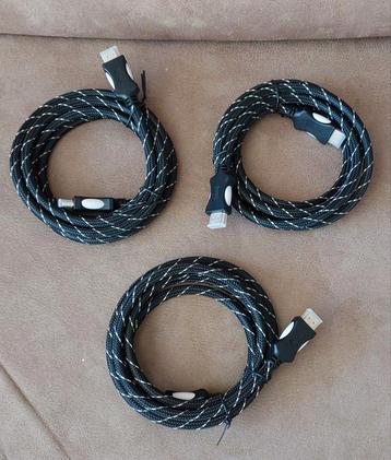 3x HD Gear HDMI kabel lengte 2m beschikbaar voor biedingen