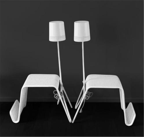2 x IKEA Kultowy designer lampjes tafeltje lectuurbak., Huis en Inrichting, Lampen | Overige, Zo goed als nieuw, Ophalen