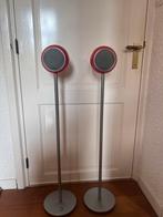 Elipson Planet M speakers met vloerstandaard, Ophalen, Zo goed als nieuw, Front, Rear of Stereo speakers, Overige merken
