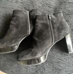 Zwarte Suède Enkellaarsjes Zwartjes1883, Zwart, Lage of Enkellaarzen, Ophalen of Verzenden, Gedragen