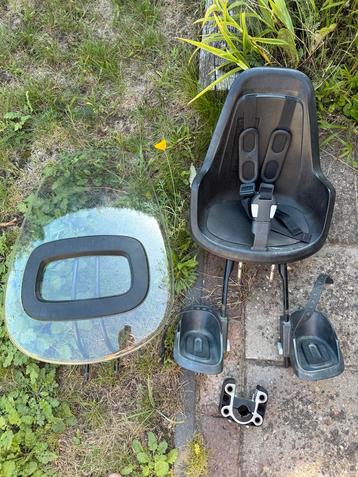 Bobike mini one Black voorzitje met windscherm beschikbaar voor biedingen