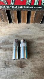 2 stuks Snap On bougiedoppen, Auto diversen, Autogereedschap, Ophalen of Verzenden, Zo goed als nieuw